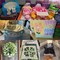 50Pcs 9.84" x 9.84"(25 * 25CM) Cotton Fabric DIY Making Supplies Quilting